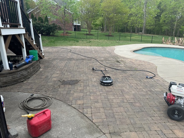 Clontz Paver Clean Seal - Before 1